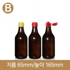 유리병 (B타입)웨이 갈색기름병 296ml(A-W)30개