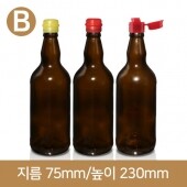 유리병 (B타입)웨이 갈색기름병 500ml(A-W)30개