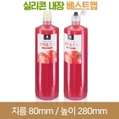 [실리콘베스트캡]일자페트 1000ml 28파이 (A) 84개