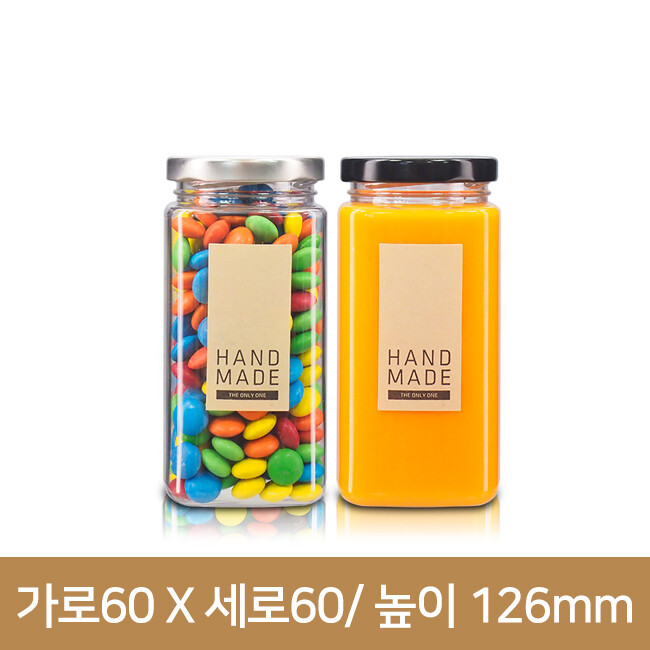 (철캡)사각쨈페트보틀 300ml 58파이 120개