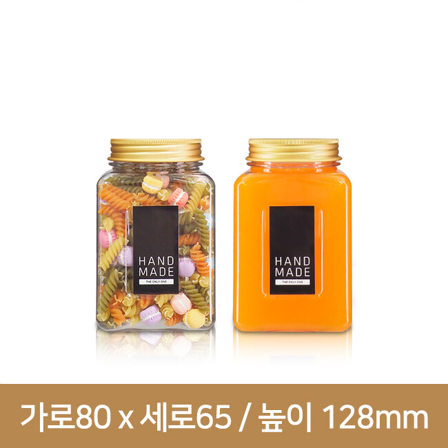 [알루미늄마개]페트병 다다 500ml 사각(A) 126개