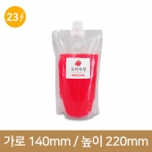 브릿지 액체비닐팩 500ml(가로14cm x 세로22cm) 23파이 - 100장