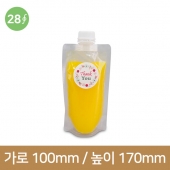 브릿지 액체비닐팩 200ml(가로10cm x 17cm) 28파이 - 100장