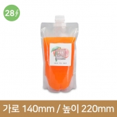 브릿지 액체비닐팩 500ml(가로14cm x 세로22cm) 28파이 - 100장