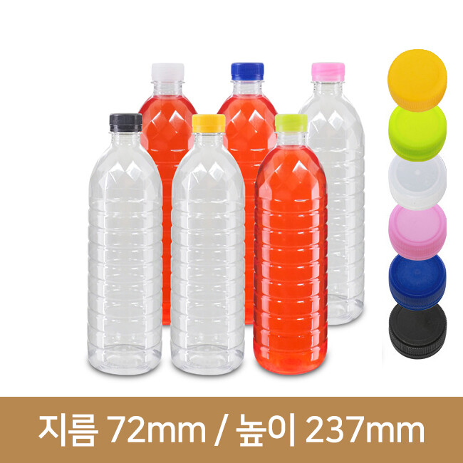 페트병 750ml 생수원형 30파이 (A) 126개