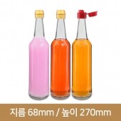 유리병 웨이 투명기름병 500ml(A-W) 48개