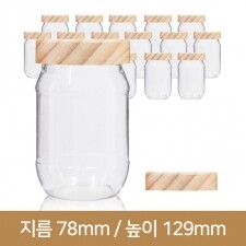 [수공예나무캡]페트병 더단단 페트고려쨈580 70파이 (A) 135개(박스상품)