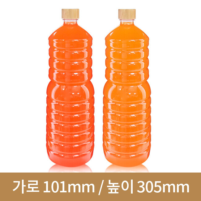 [대나무 우드마개]페트병 1.8L 생수원형 30파이 46개(A)