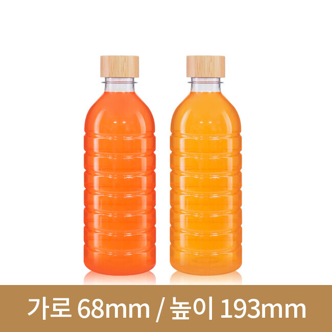 [대나무 우드마개]페트병 신형 500ml 생수원형 30파이 163개(A)