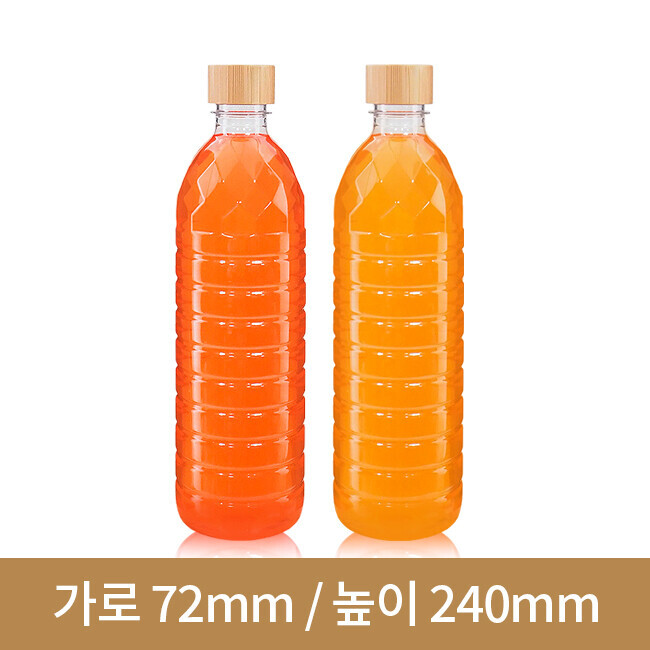 [대나무 우드마개]페트병 750ml 생수원형 30파이 126개(A)