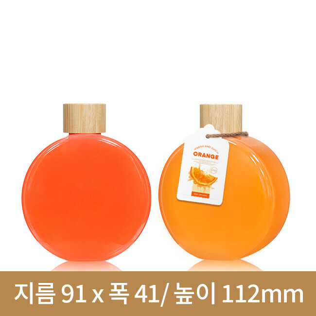 [대나무 우드마개]페트병 루나원형 250ml 24파이(A) 253개