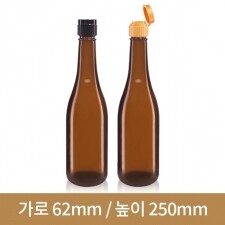 유리병 [똑딱이마개]갈색소주 375ml 40개(K)