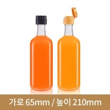 유리병 [똑딱이마개]원형소주 375ml (K)