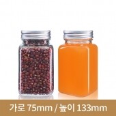 긴사각잼병 500g 72개 스크류실버마개(AW)