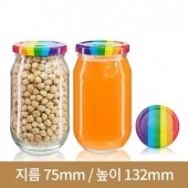 (무지개마개)유리병 잼병 (SALE)고려쨈580g(A) 70파이 40개