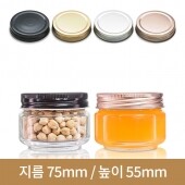 (스크류철캡)유리병 고추장병 원형고추장150g(A)-72본(70파이)