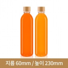 (대나무 우드마개)에코젠 내열 일자롱 500ml 28파이 126개(A)(박스상품)
