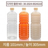 [대나무우드마개]페트병 신형 원주름 1.8L 생수원형 30파이(A) 46개