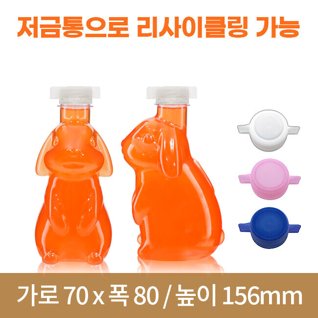 (특허)[나비마개]페트병 행운토끼 350ml 30파이 150개(A)