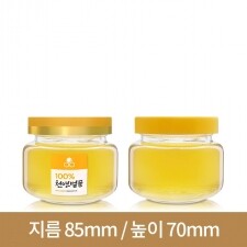 유리병 꿀병 하젓갈250g(A) 플라스틱마개 70파이 40개