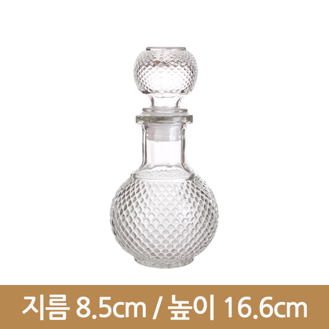 유리병 미니양주병 중-200ML(원형) 48개