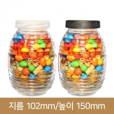 유리병 꿀병 벌꿀750ml - 45개(70파이) 플라스틱마개(박스상품)