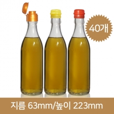 [추석특가]유리병 투명참기름350ml 40개