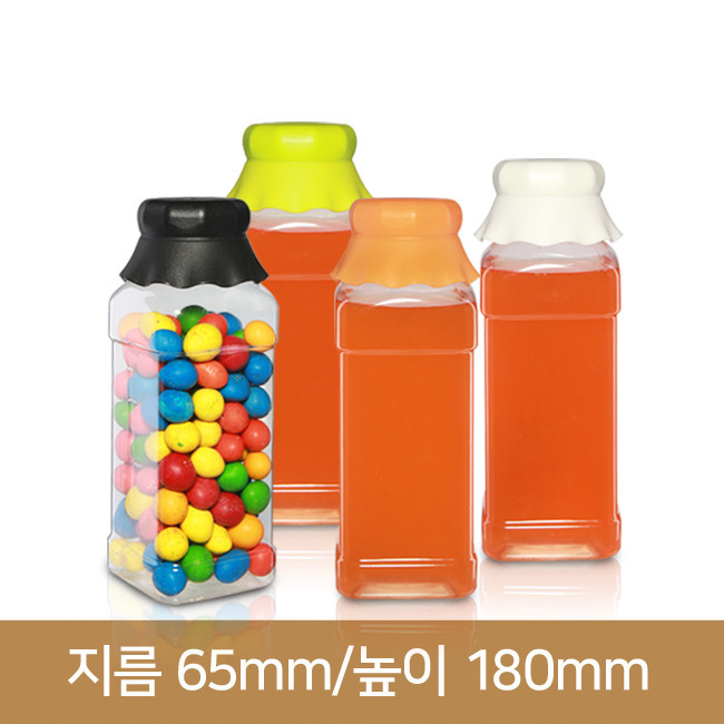 페트병 프리미엄 사각쥬스페트 500ml(A) 35파이 163개