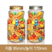 유리병 명품1Kg (A) 70파이 12개 알루미늄마개