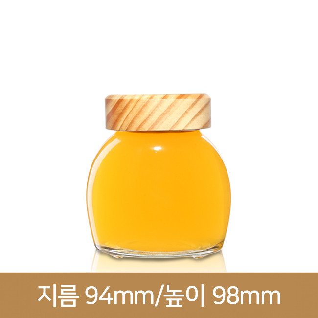 유리병 수공예나무캡_다용도타원250ml (A) 58파이# 50개