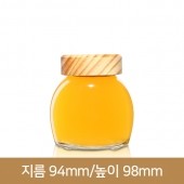 유리병 수공예나무캡_다용도타원250ml (A) 58파이# 50개