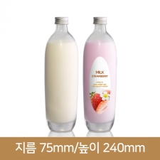 유리병 우유병 웨이원형음료500ml(A-W) 35개
