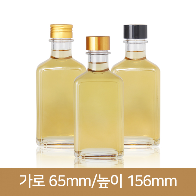 유리병 경진양주병 200ML(사각) (A) 50개