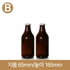 유리병 (B타입)웨이 맥주병 296ml(A-W)30개(박스상품)