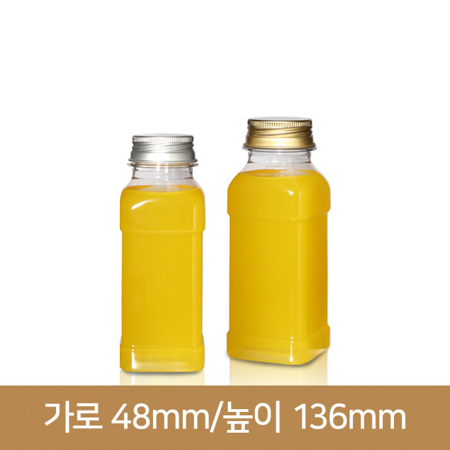 페트병 플라스틱병 사각쥬스페트 200ml(A) 315개 35파이 알루미늄마개