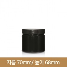 70파이 블랙미니광구200ml(A) 300개 _ (손잡이없는마개)