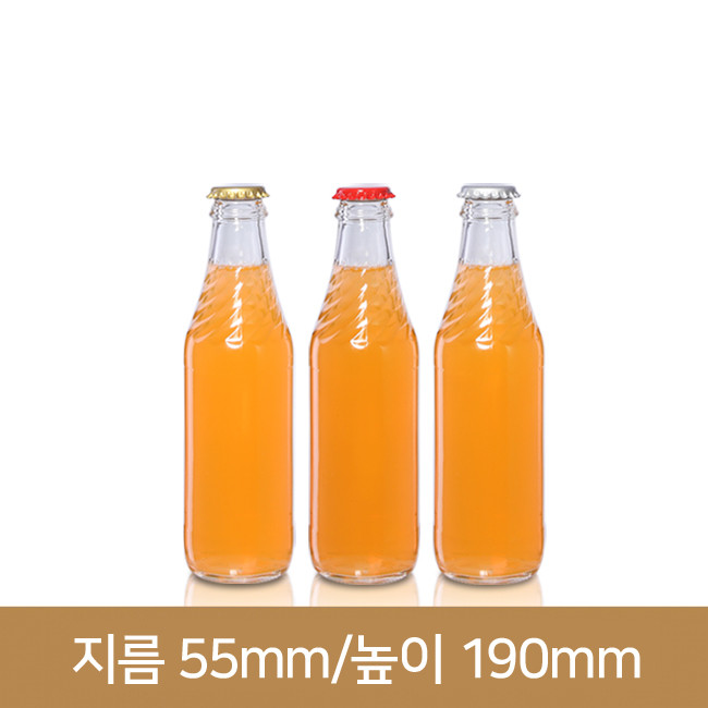 유리병 프리미엄시즈닝 250ml(JYM) 40개 크라운캡