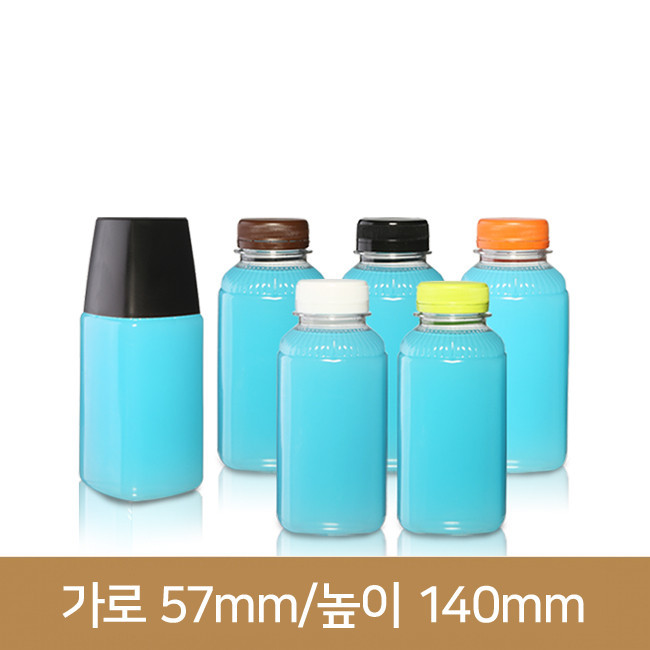 페트병 골드사각 250ml (A) 35파이320개 [브릿지속마개]