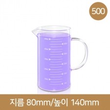 내열강화유리500ml 눈금계량컵(A-W) 5개(박스상품)