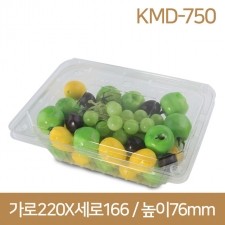 PET과일용기 750g 200개(KMD-750)(박스상품)