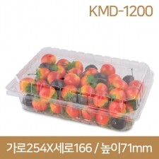 PET과일용기 1kg 200개(KMD-1200)(박스상품)