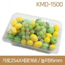 PET과일용기 1.5kg  200개(KMD-1500)(박스상품)
