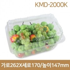 PET과일용기 2kg 140개(KMD-2000K)(박스상품)