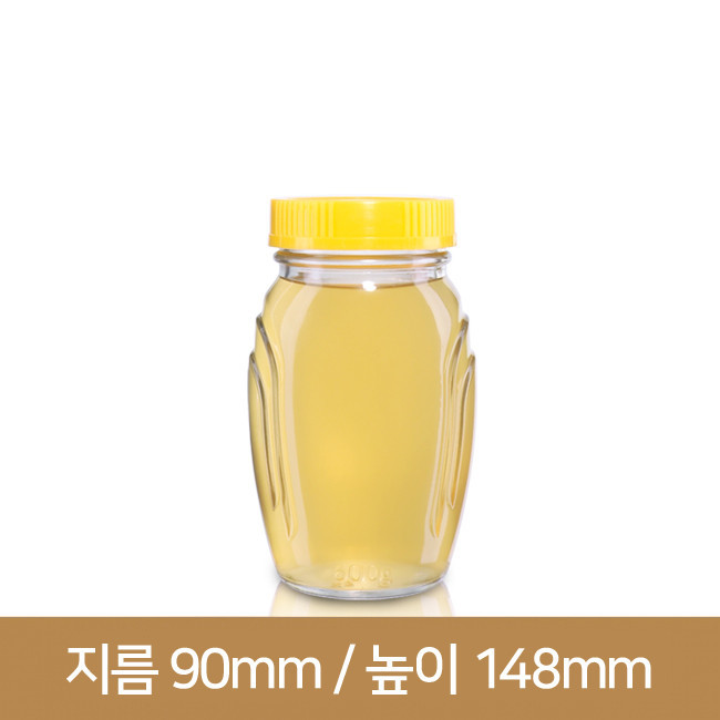 유리병 [일반PP마개]대봉꿀병 600g 30개(A)