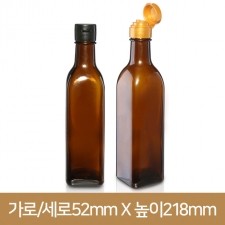 대봉참기름병 300ml (갈색) (A)-54개[원터치캡]