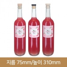 유리병 와인750 투명(콜크)(A) 24개