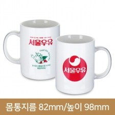 서울우유 슈퍼카우보이 레트로 머그 370ml 5개(A)(박스상품)