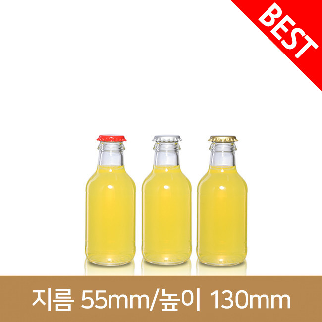 유리병 프리미엄시즈닝 150ml(JYM) 48개 크라운캡