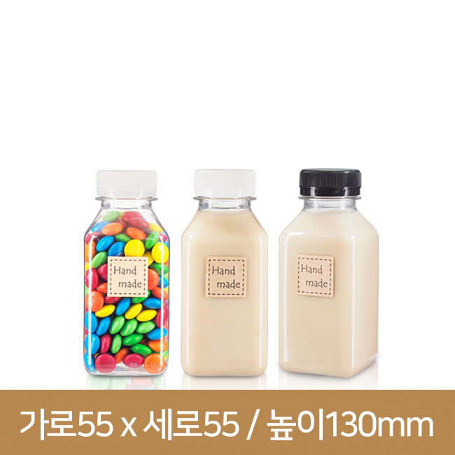 (JU-250 SR 투명사각)대박쥬스250ml 투명SR라운드사각 전용38파이 304개(B)