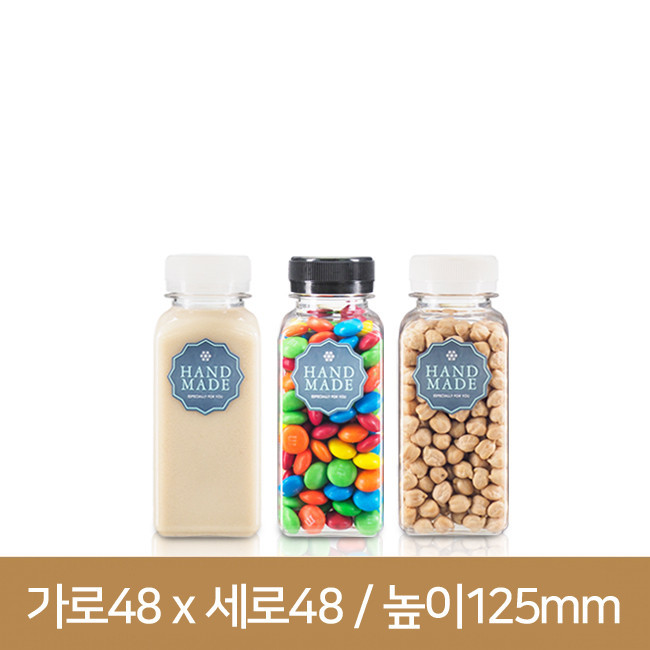 (JU-200 S 투명사각)대박쥬스200ml 투명S사각 전용38파이 245개(B)